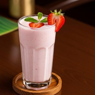 strawberry lassi