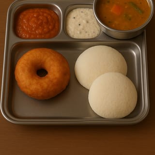 Idli Vada Combo (2 + 1)
